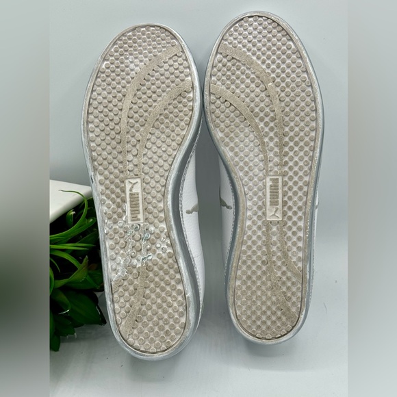 🌺PUMA Leather Lace-up Sneakers Smash Cat Sneakers. One-Of-A-Kind🌸🌺 - Picture 12 of 16